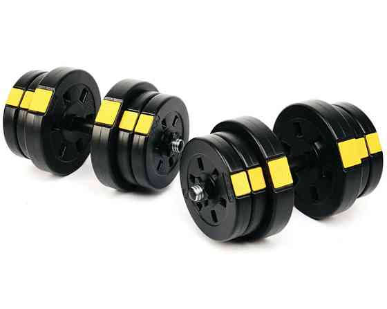 Гантели разборные со сменными дисками Besport 2x21 кг наборные композитная со сменными дисками гантели Киев