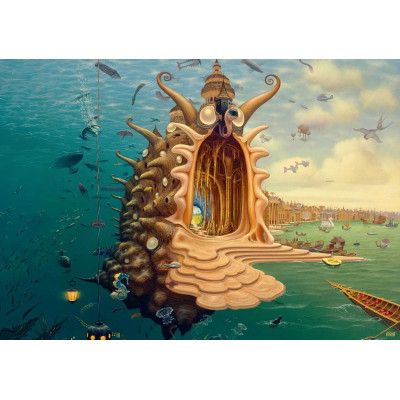 Пазл GoodLoot Imagination: Jacek Yerka Harbor 1000 ел. (5908305249351) Вінниця - фото 5
