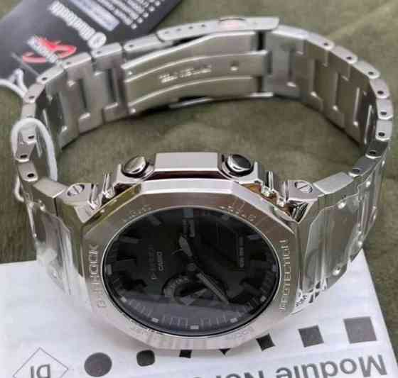 Чоловічий наручний годинник Casio GM-B2100 Silver. Київ