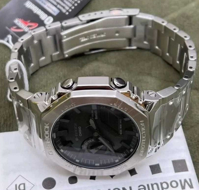 Мужские наручные часы Casio GM-B2100 Silver. Киев - изображение 1