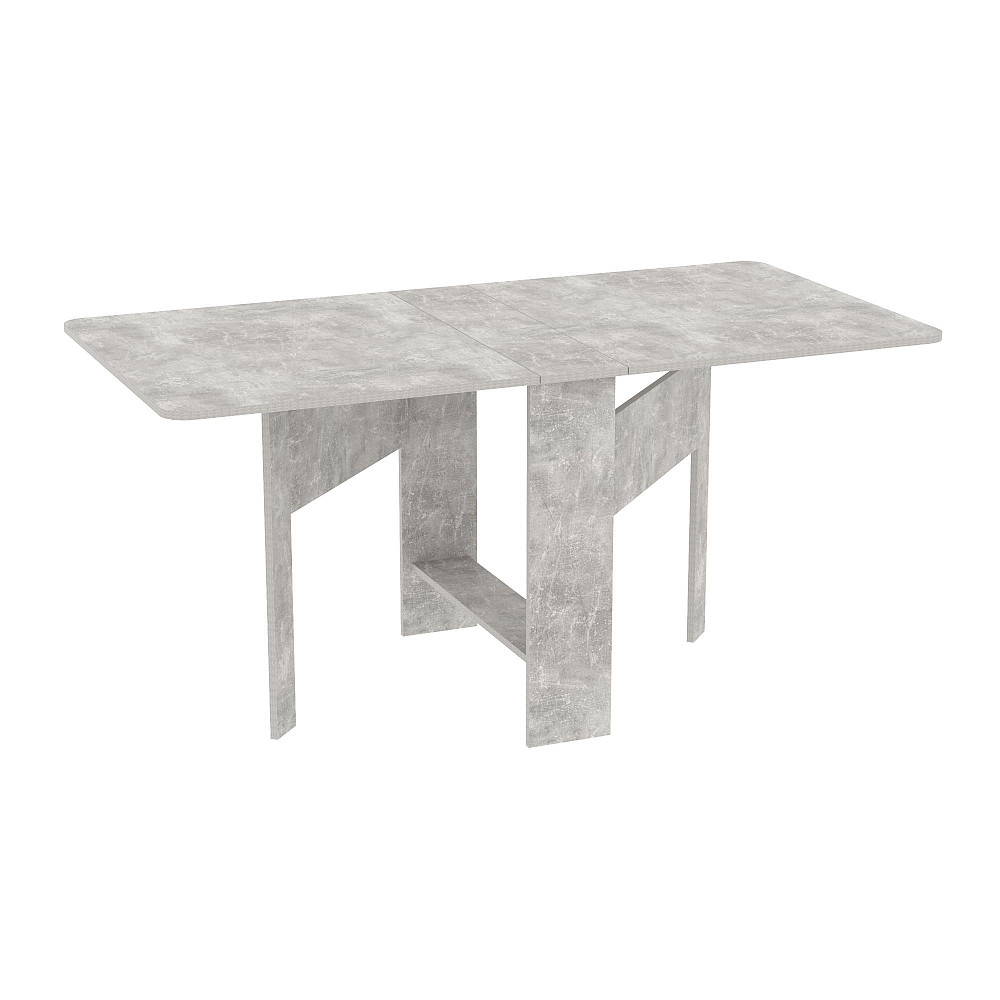 Стол-тумба №4 узкая, Бетон, 1580х800х750 Львов - изображение 1