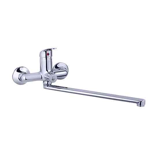 Змішувач для ванни Agua Leon - C071 з душовим гарнітуром, хром Київ