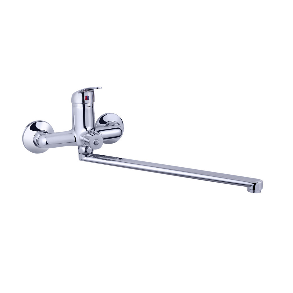 Змішувач для ванни Agua Leon - C071 з душовим гарнітуром, хром Київ - фото 1