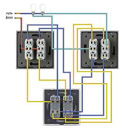 Двоклавішний перехресний вимикач Livolo золотий (VL-C7FCMM10A-1AP) Коломыя