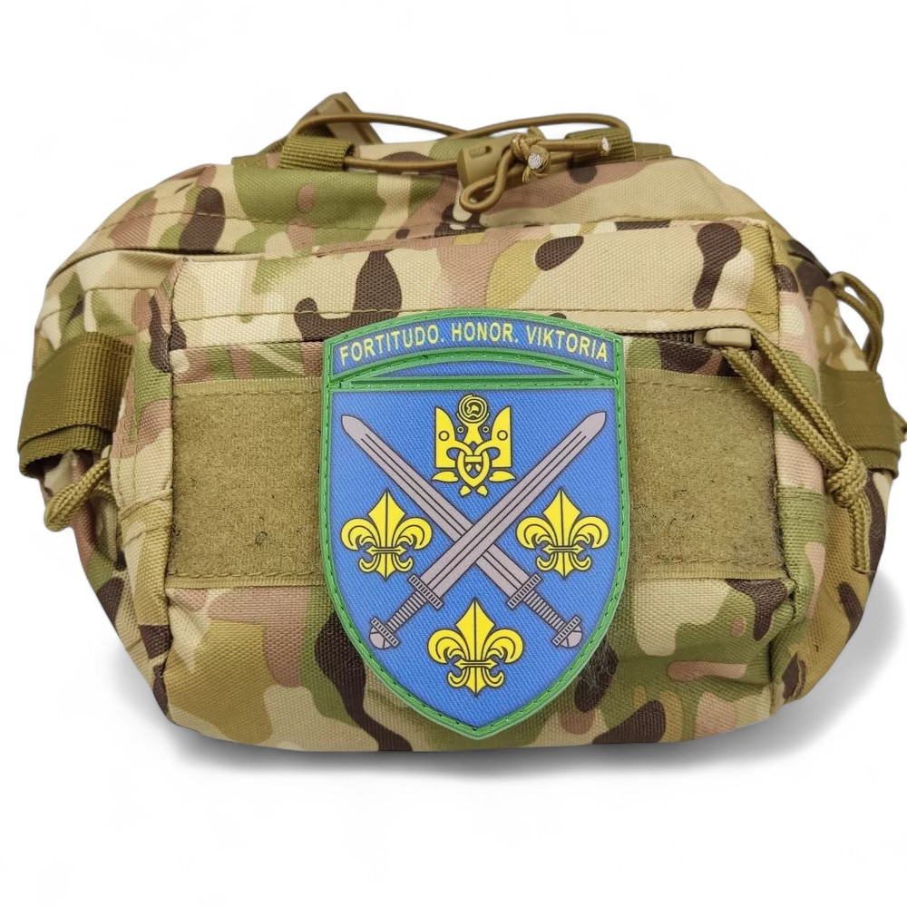 Патч / шеврон ЗСУ 155 ОМБр Fortitudo Honor Viktoria 2025 Запоріжжя - фото 3