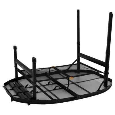 Туристический стол Bo-Camp Woodbine Oval 100x70 cm Black/Wood look (1404185) Винница - изображение 6