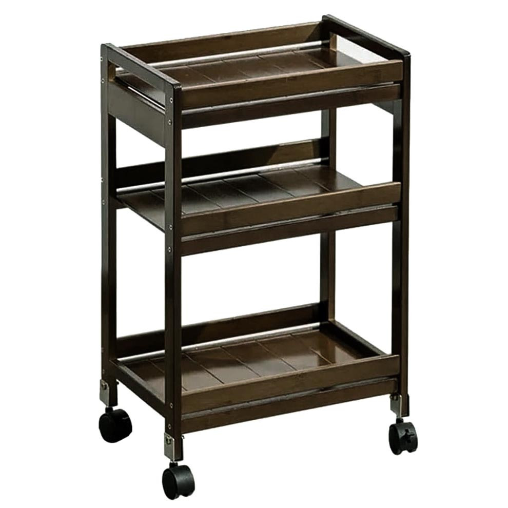 Етажерка для ванної на коліщатах "Осіан" капучино Миколаїв - фото 1