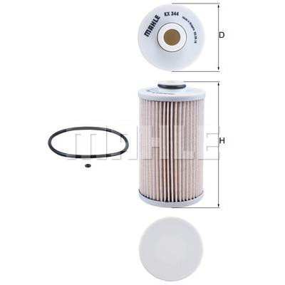 Фільтр паливний Mahle KX344DECO Вінниця - фото 1