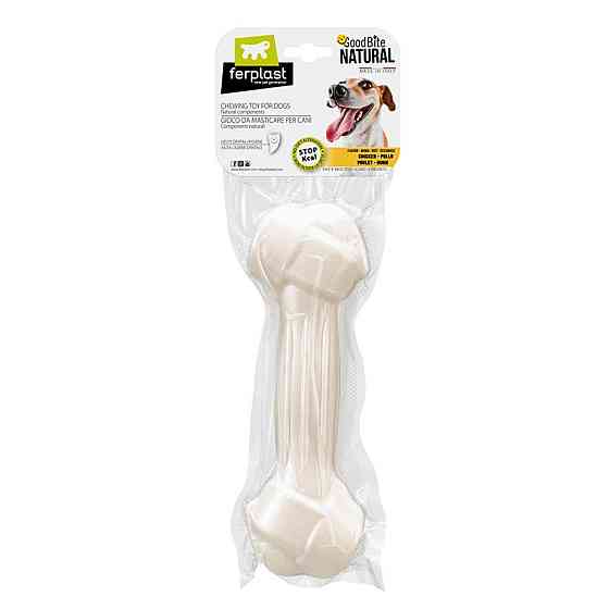 Жевательная косточка для собак с ароматом курицы Ferplast GoodBite Natural Chicken (Ферпласт ГудБайт Нэчурал) XXL - 420 гр. - 24,5 x 8 x h 3,8 cm Запорожье