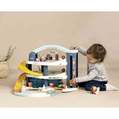 Ігровий набір Smoby Little Великий гараж 3 поверхи, з машинкою та гелікоптер (7600140203) Вінниця