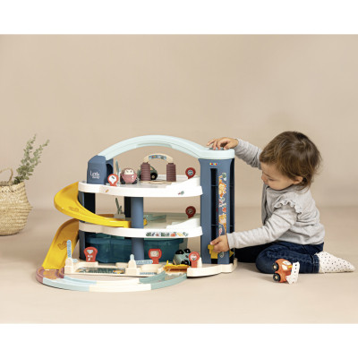 Ігровий набір Smoby Little Великий гараж 3 поверхи, з машинкою та гелікоптер (7600140203) Вінниця - фото 4