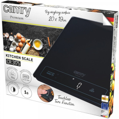Ваги кухонні Camry CR 3175 black Вінниця - фото 5