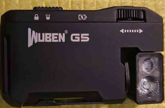 Універсальний компактний EDC ліхтар Wuben G5 RGB Black (400Лм, магніт) Харків