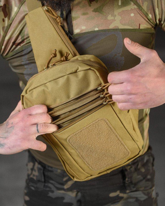 Нагрудна сумка-катура Silver knight coyot ВТ3951 Одеса - фото 2