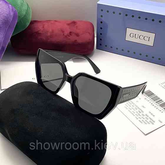 Жіночі сонцезахисні окуляри GG (29160) black Київ