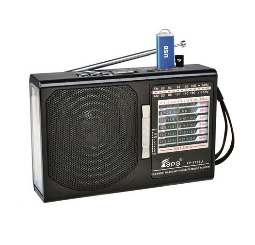 Портативный радиоприемник колонка FP 1773U (USB FM) Киев - изображение 1