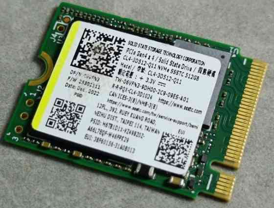 SSD Диск - KNOXIA 512GB M2 NVMe 2230 PCIe 4.0 x4 - 96% здоровя! Харків