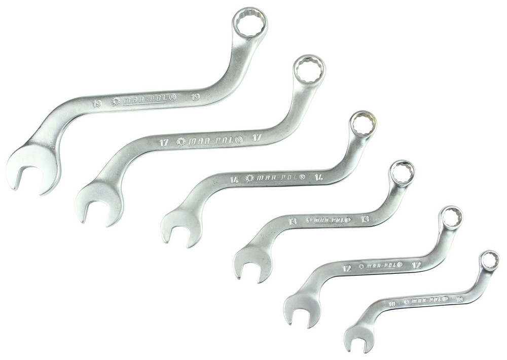Набір комбінованих ключів S-подібної форми 6 предметів з чохлом Mar-Pol (M58167) Нововолинськ - фото 6