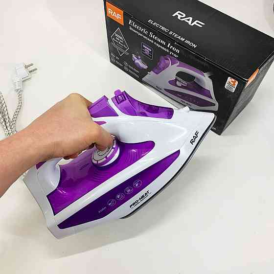 Утюг керамический антипригарный RAF, Утюг для глажки стрелок на брюках Электрический для глажки MP-56 Львов