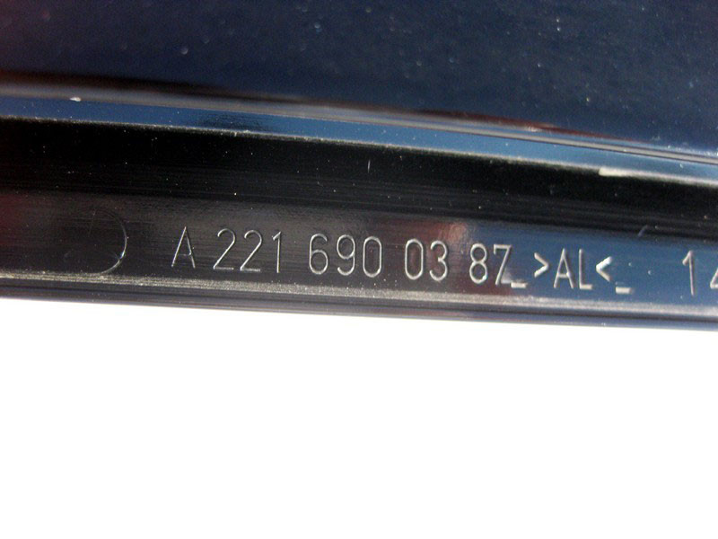 Mercedes-Benz  A2216900387 Вертикальна накладка скла задніх лівих дверей S-Class W221 Одеса - фото 3