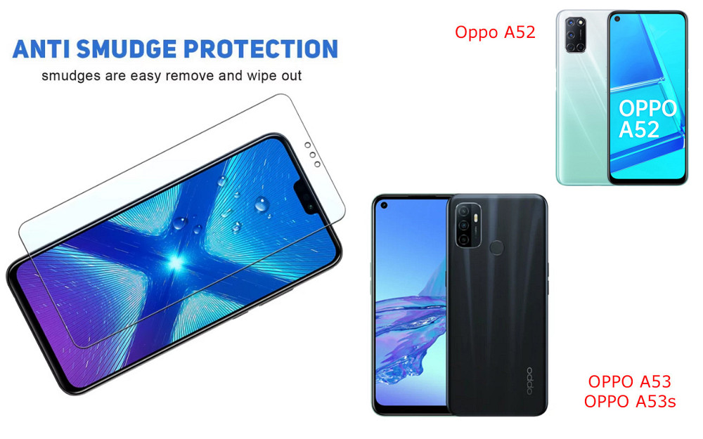 Защитное стекло NeoGlass для Oppo A52, OPPO A53, OPPO A53s – ультрапрозрачное и устойчивое Киев - изображение 3