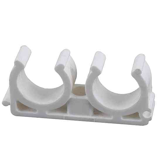 Крепление двойное Kalde PPR 20 (белый) 29051 ( 100 шт в упаковке ) Киев