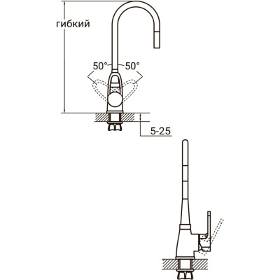 Змішувач AQUATICA HL-4B530C Вінниця - фото 5