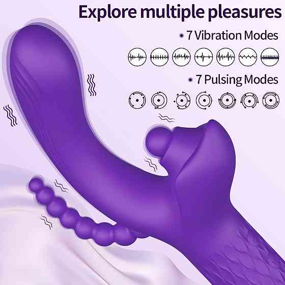 Вибратор - Patty, 7 Vibration Functions, 7 Ball Tapping, USB Sex Aura Киев