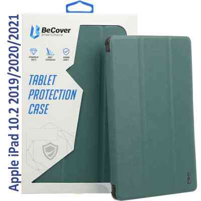 Чехол для планшета BeCover Tri Fold Hard Apple iPad 10.2 2019/2020/2021 Dark Green (709656) (709656) Винница