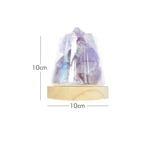 Cоляная лампа Agata с ночником 2-в-1. Солевая лампа из гималайской соли и кварца Днепр - изображение 8