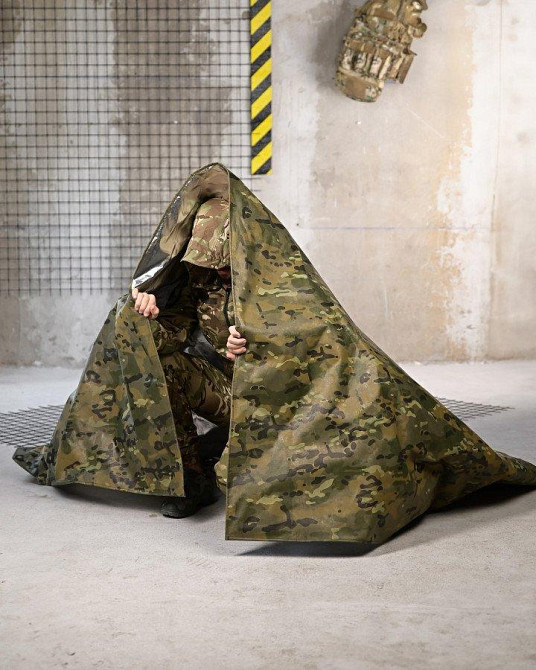 Антипловіззорна ковдра Model Multi 3, захисна накидка від дронів, захищає від тепловізійного спостереження. Одеса - фото 3