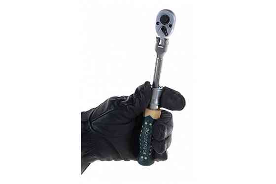 Трещотка реверсивная шарнирная телескопическая с резиновой ручкой 1/4 L185-230мм (72зуб.) ROCKFORCE RF-802223 Одесса