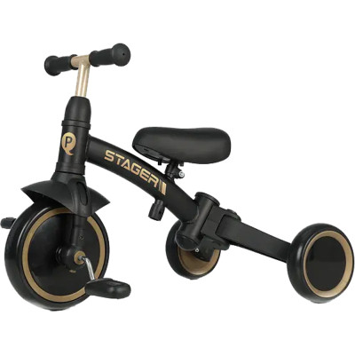 Детский велосипед QPlay Stager 3 в 1 з ручкою, біговел, Black (T80STAGERBlack) Винница - изображение 2