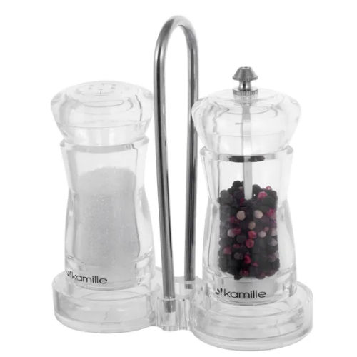 Набір млинків для спецій 2шт з підставкою KAMILLE 7053 Житомир