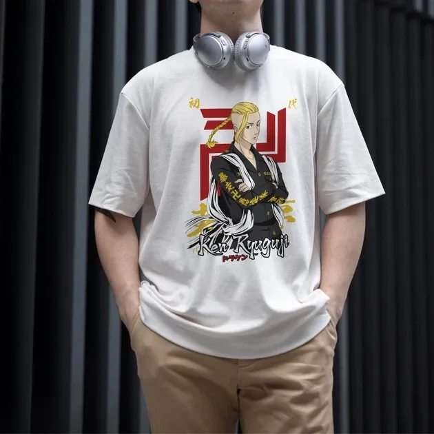 Футболка мужская с принтом Токийские Мстители Рюгуджи Кен (Дракен) 2 WE Размер 48 Днепр - изображение 3