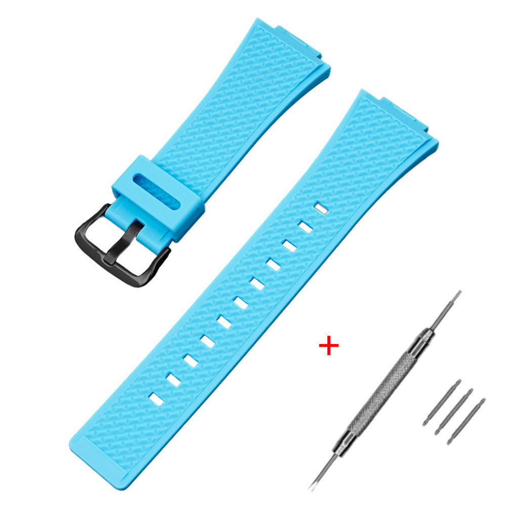 Ремешок для Casio G-Shock GA-100/110 Light Blue BK SBR Киев - изображение 1