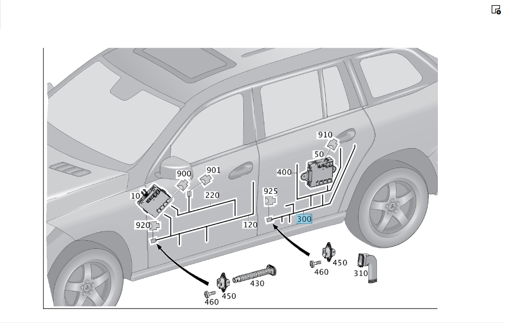 Mercedes-Benz  A1665408003 Проведення задніх дверей GL/GLS X166 Одеса - фото 2
