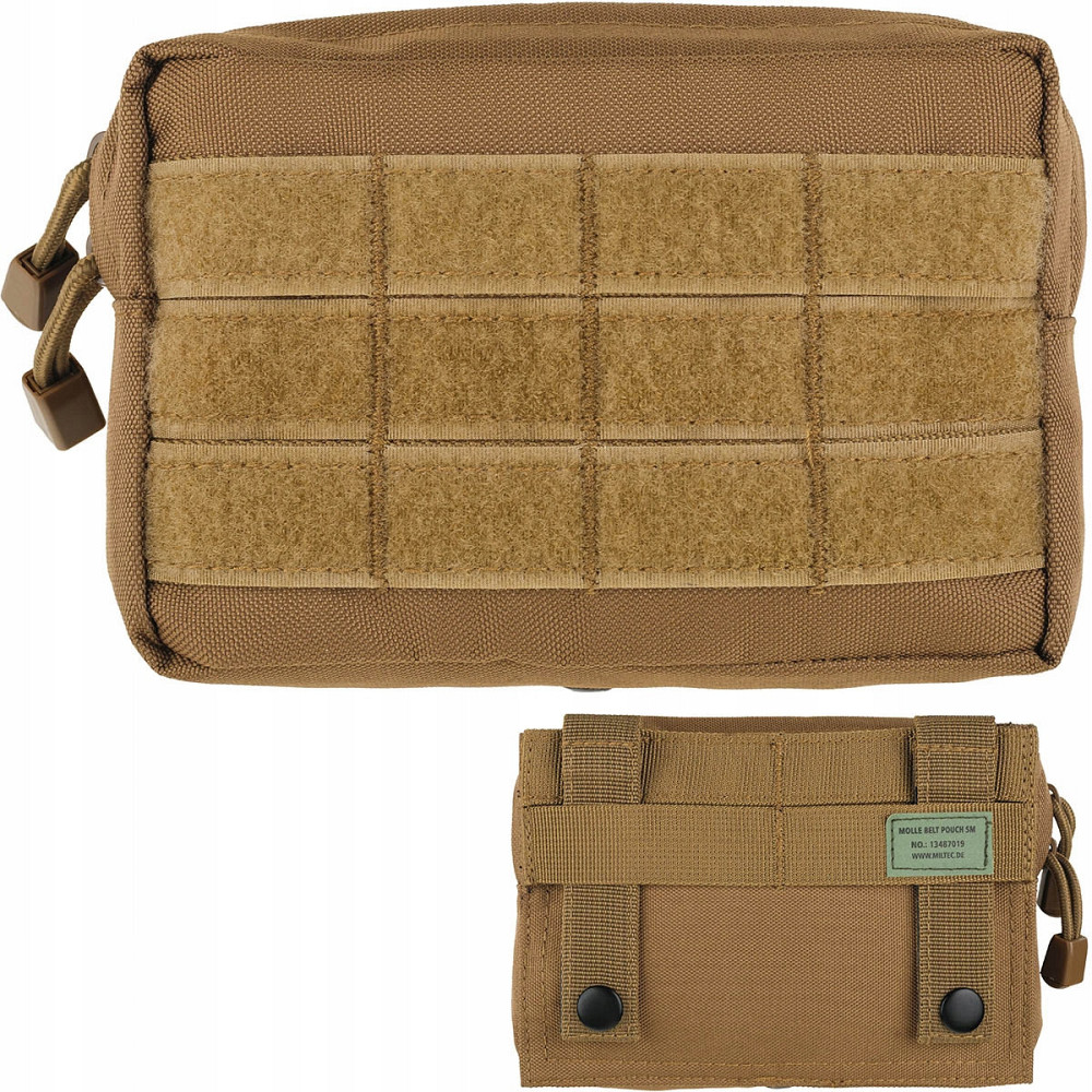 Універсальний Тактичний Підсумок 1 літра із системою Molle Mil-Tec від Sturm (13487019) Coyote Нововолинськ - фото 1