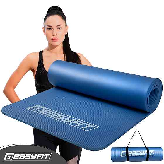 EasyFit Килимок для фітнесу та йоги EasyFit NBR 10 мм Синій Коломыя