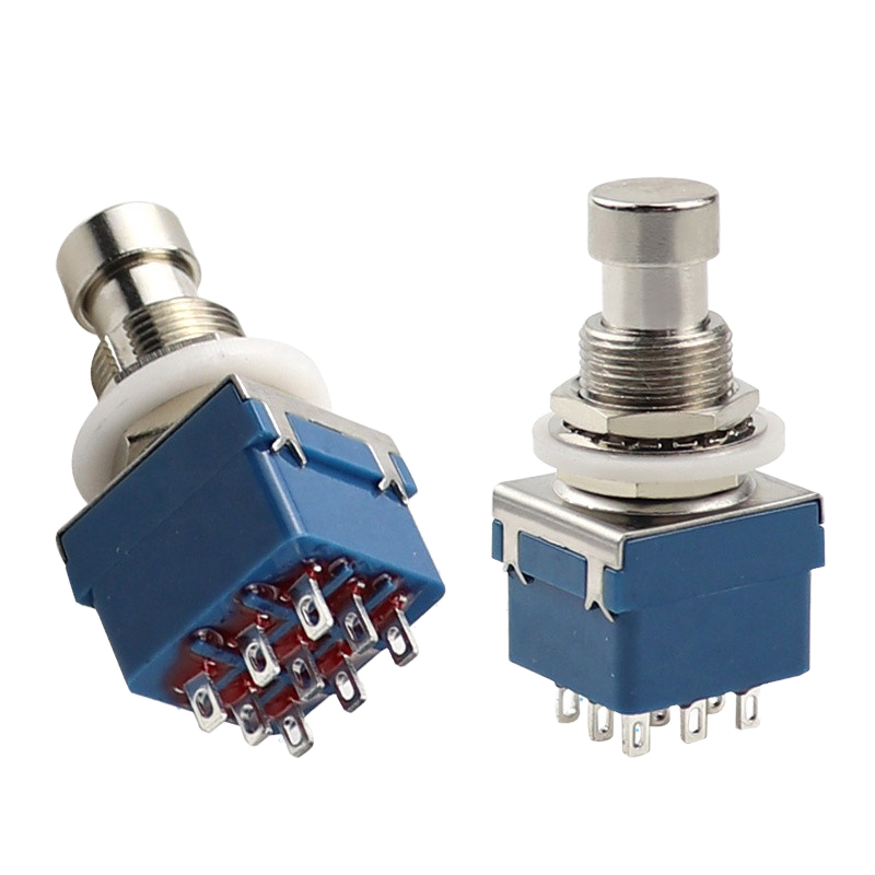 Ножний перемикач 3PDT з фіксацією для ефектів педалей Київ - фото 1