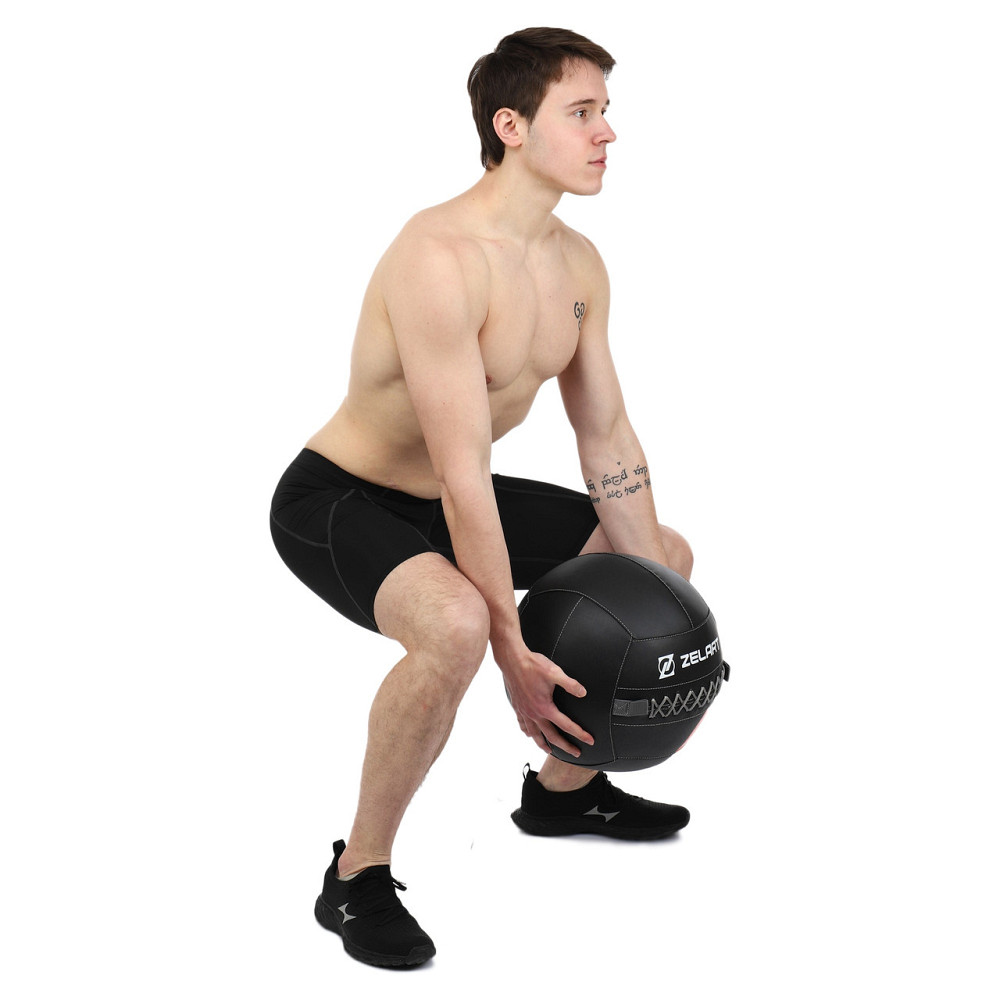 Мяч волбол 8 кг для кроссфита и фитнеса Zelart-7822-8 Киев - изображение 9