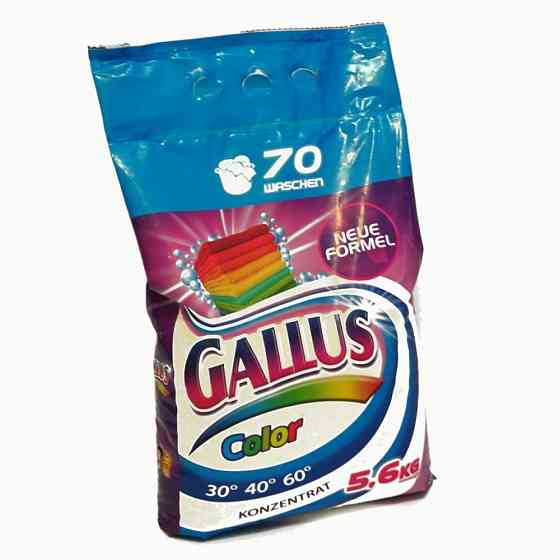 СТИРАЛЬНЫЙ ПОРОШОК ДЛЯ ЦВЕТНОГО БЕЛЬЯ GALLUS, 5,4 КГ. (ПОЛЬША) Львов
