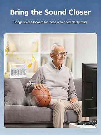 Усилитель голоса ANSTEN ZXTB007 Черный портативный для TV 30 м без задержки SOS 2.4 GHz AUX/RCA 10 ч Киев