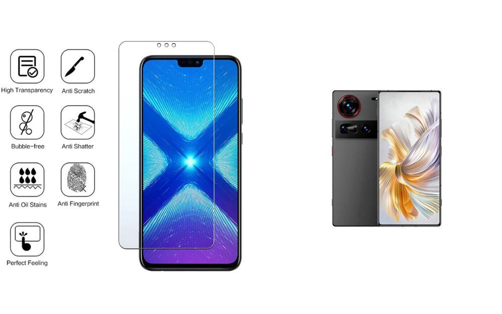 Захисне скло NeoGlass для ZTE Nubia Z70 Ultra – надпрозоре та стійке Київ - фото 4