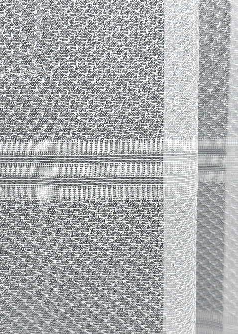 Тюль VR-Textil 1887т Lauren Жакард Білий 300х270 см (42-0840) Київ - фото 6