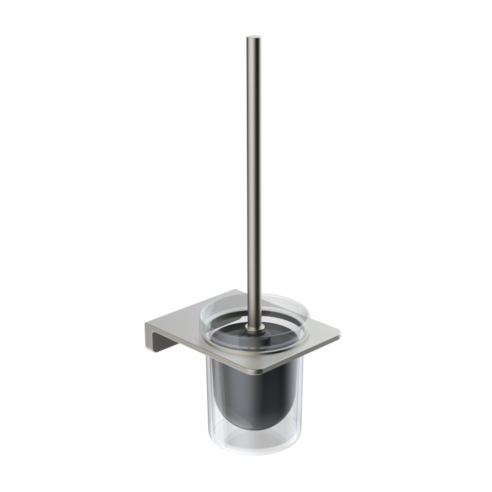 Настінний йоржик для унітаза VOLLE SOLO нікель Київ - фото 1