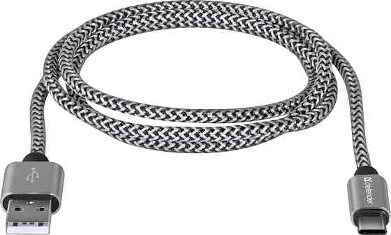 Кабель USB 2.0 AM-Type-C M, 1.0 м, білий, 09-03T PRO Defender Вінниця