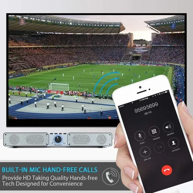 Портативная колонка Bluetooth SOUNDBAR Q10 20Вт с усиленными басами, аккумулятором до 10 часов Одесса - изображение 5