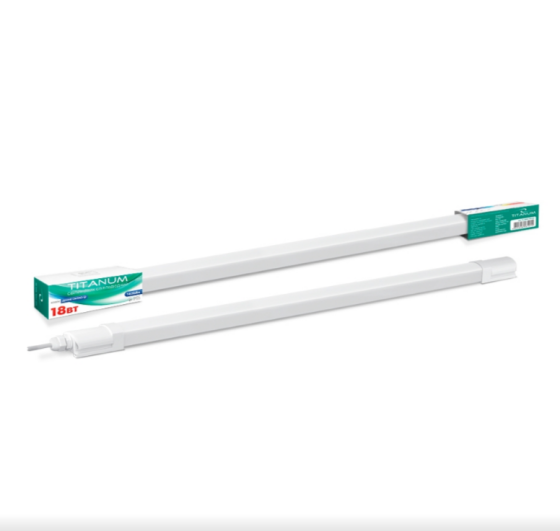LED Світильник лінійний 18W 0,6м 6500К 220V IP65 TL-BNW-18066 Titanum Житомир