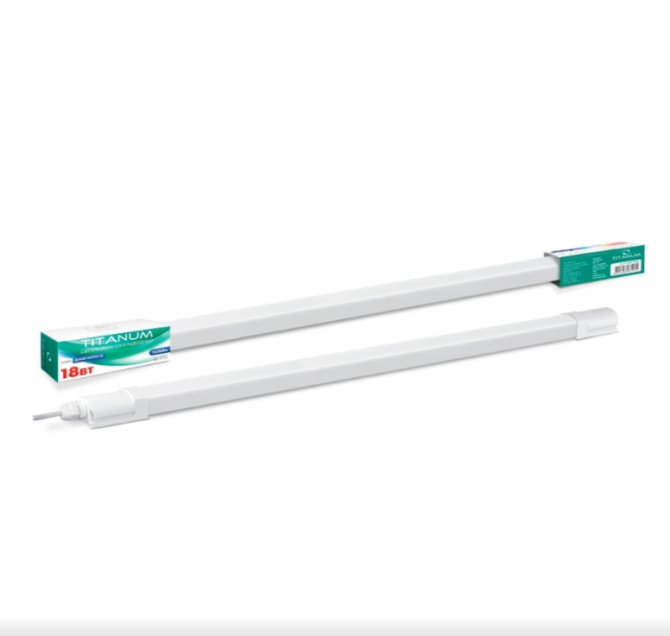 LED Світильник лінійний 18W 0,6м 6500К 220V IP65 TL-BNW-18066 Titanum Житомир - фото 1